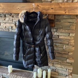 Puffer hooded jacket